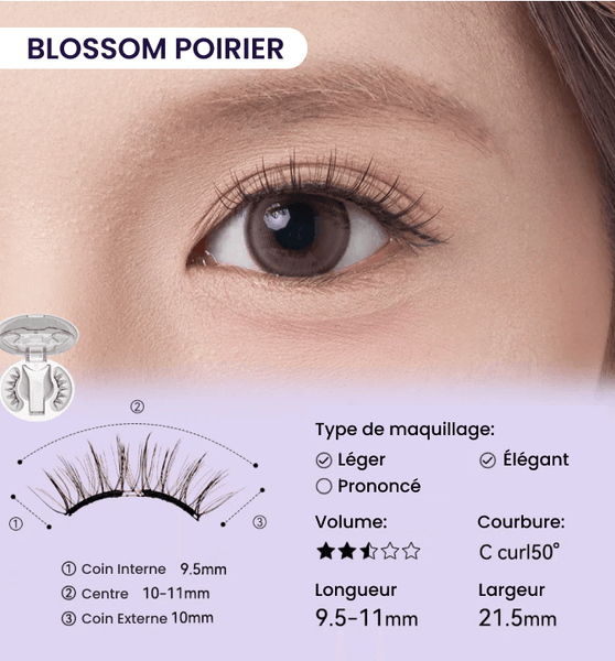 WOSADO Blossom Poirier x BEARISBUG Cils Magnétiques