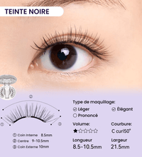 WOSADO Teinte Noire x BEARISBUG Cils Magnétiques